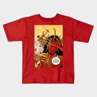 Dejah Thoris and John Carter Kids T-Shirt